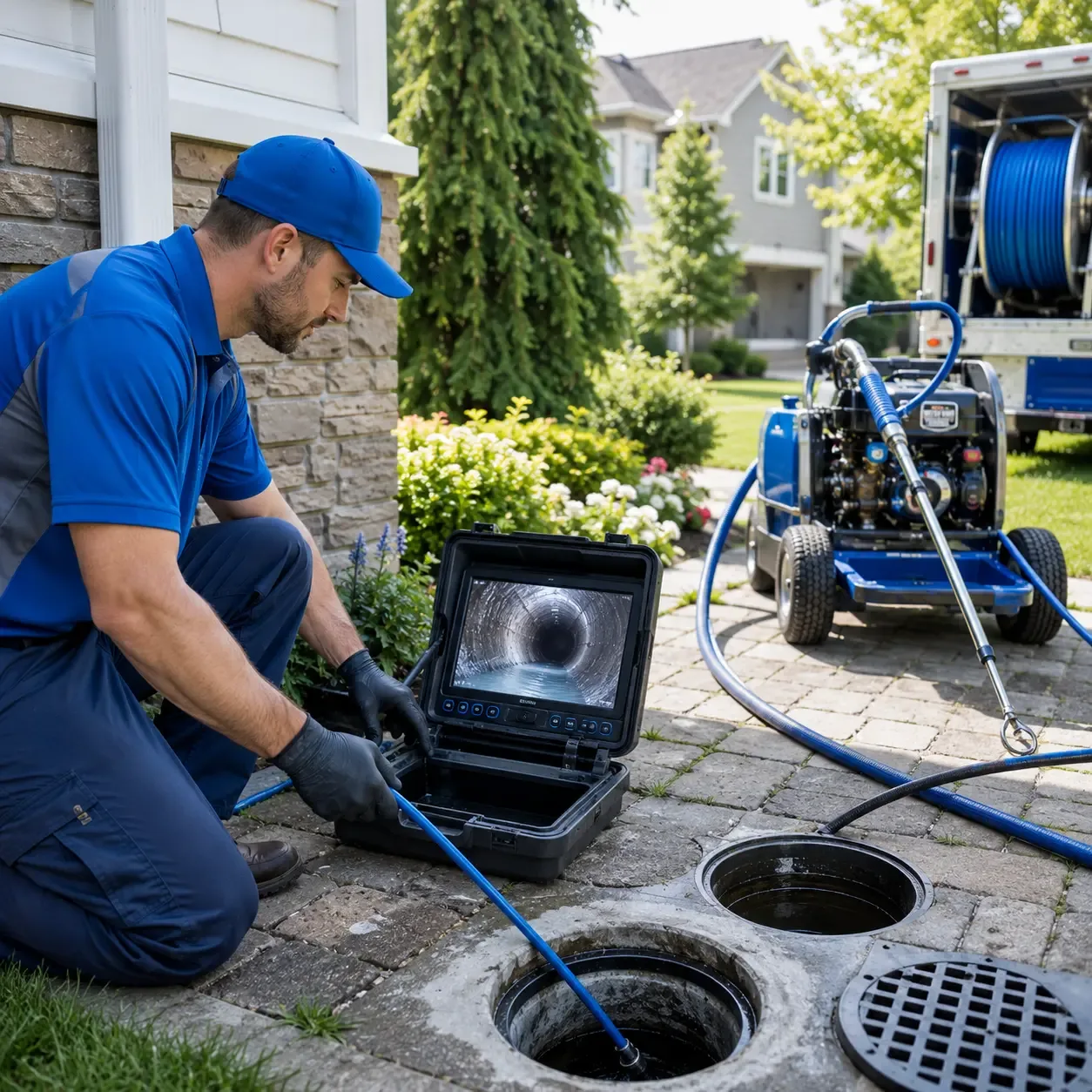 Outdoor drain cleaning professionals serving Pisek, ND